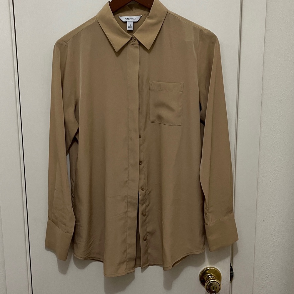 Nine West Button-Up Blouse